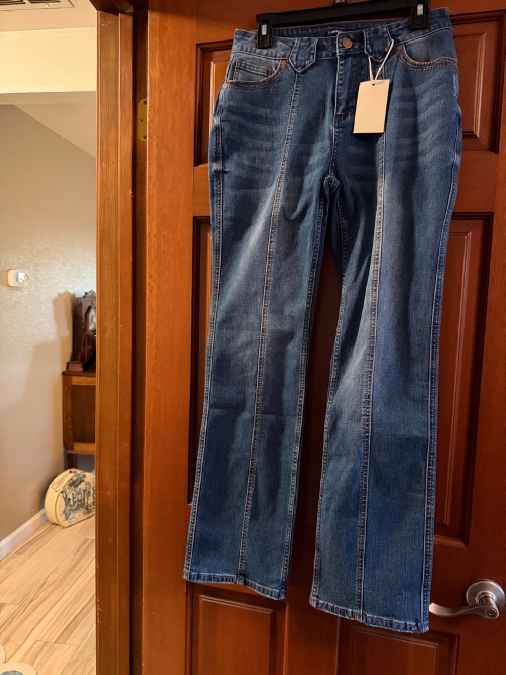Flamingals Women’s Medium Blue Stretch Denim Jeans New with Tags Size M